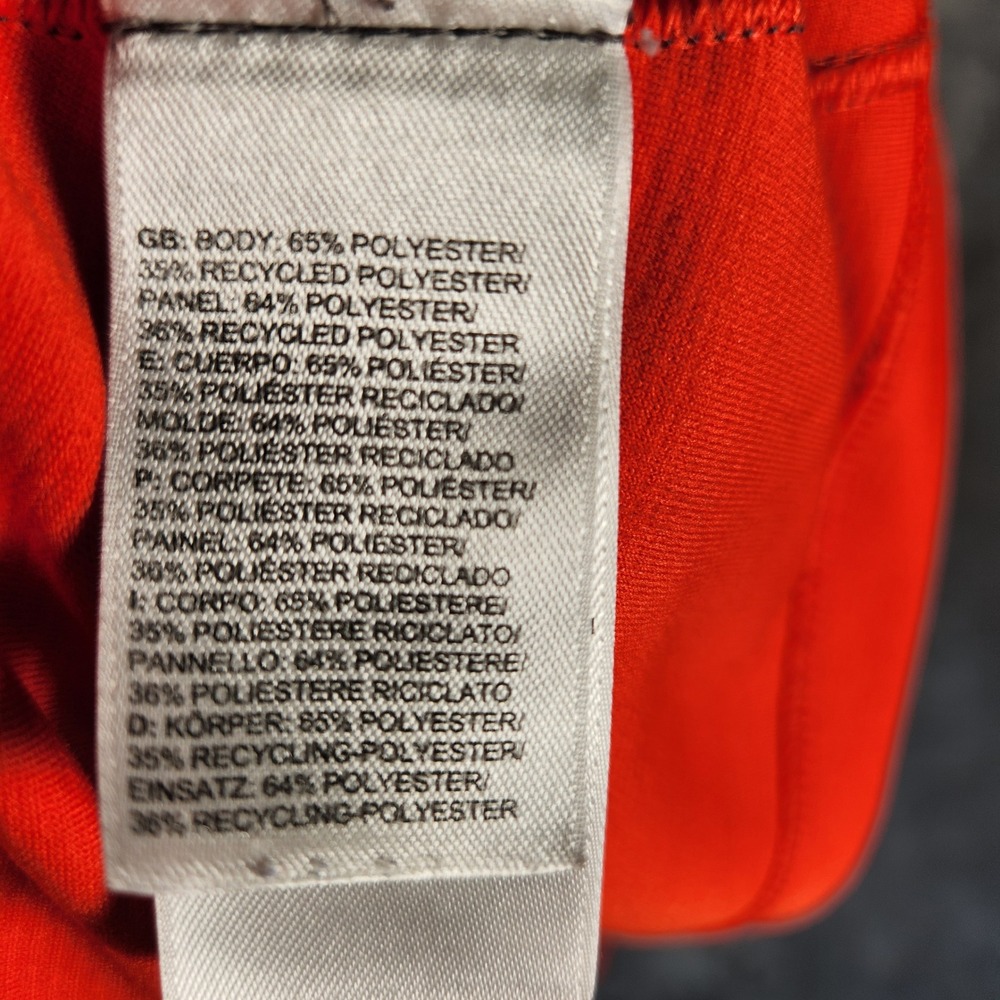 The North Face Pullover Mens XL A5UN Red 1/4 Zip Thumbhole Mesh Panel EUC - Picture 5 of 9